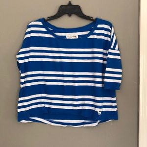 A&F, S, cropped 3/4 sleeve top